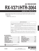 Yamaha RXV-371 - Service Manual